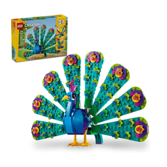 LEGO Creator 3in1 Exotic Peacock Building Blocks Toy Set | 31157