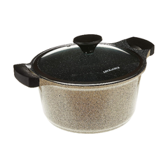 Lock n Lock CookPlus Marble Stone 24cm Deep Cassrole | LCA6244D
