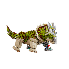 MJI,, Creative LEGO-style construction sets, Semi-mechanical Triceratops Monster Building Block Set - 1368PCS | MJI-13051
