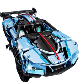 MJI, Creative LEGO-style construction sets, 1188PCS Plastic Assemble Creative Cool Sports Racing Car | MJI- 8621