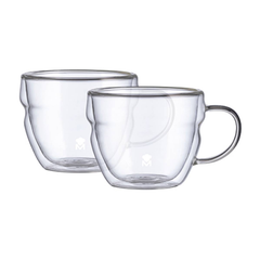 Masterpro Set Of 2 380Ml Glass Cups | BGMP-20207