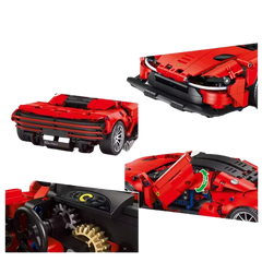 MJI, Creative LEGO-style construction sets, 8610 1208PCS Cada Master Series MOC Technic Building Block Set - Red | MJI-8610