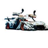 MJI, Creative LEGO-style construction sets, 1266pcs Technical Expert Famous Sports Car Building Blocks | MJI-8613