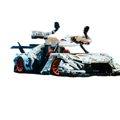 MJI, Creative LEGO-style construction sets, 1266pcs Technical Expert Famous Sports Car Building Blocks | MJI-8613