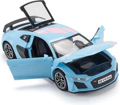 نموذج سيارة مصبوب مقاس 1/32 طراز R8 - أزرق | XA3269