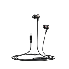 UGREEN MFI certified lightning Wired Earphones with Microphone, Noise Isolation,Black | 30631
