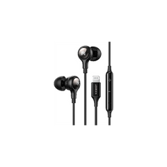 UGREEN MFI certified lightning Wired Earphones with Microphone, Noise Isolation,Black | 30631