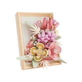 MJI, Creative LEGO-style construction sets, 726 Pcs Flower Picture Frame Building Set - Green | MJI-13062