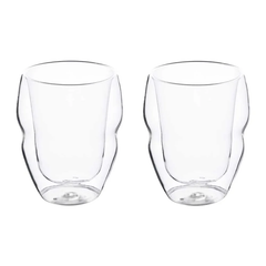 MasterPro Set 2pcs Double Wall Borosilicate Barware Mixology 540ml | BGMP-20204