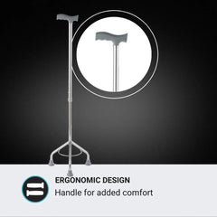 Mx Mobility Walking Tripod Stick Aluminium| MX79303