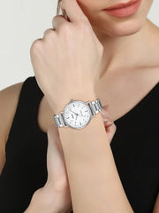 Casio Women 3-Hand Watch - Silver / White | LTP-VT03D-7BDF