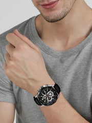 Casio Edifice Men Chronograph Watch - Black | EFR-539L-1AVUDF