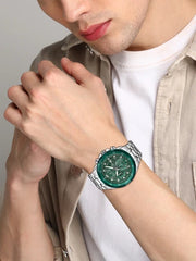 Casio Edifice Men Chronograph Watch - Green Silver | EFR-539DE-3AVUDF