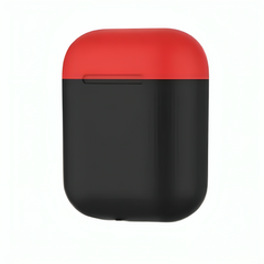 Promate Dual-Toned Multi-Design Protective Case for Airpods - Black | SiliCase