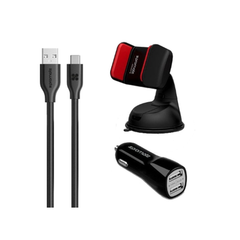 Promate 3-in-1 Car Accessory Kit | CARKIT-HM