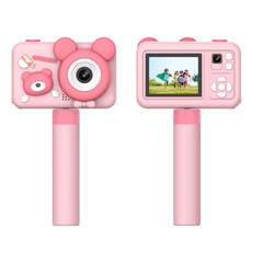 Porodo Kids Digital Camera With Tripod Stand | PD-KDCTS-PK