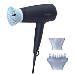 Philips 3000 Series Hair Dryer - 2100W, Black/Blue | BHD360