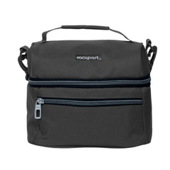 Exsport Top Opening + Front Zipper Lunch Bag-Gray