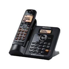 Panasonic Cordless Phone, Black | KX-TG3811
