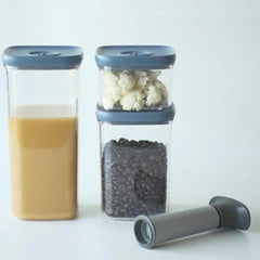 Berghoff 285280 Vacuum Food Containers Set 4pc Airtight Stackable