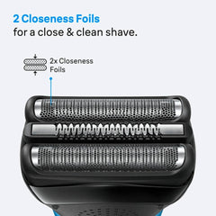 Braun Electric Shaver Black and Blue Wet & Dry | 310s