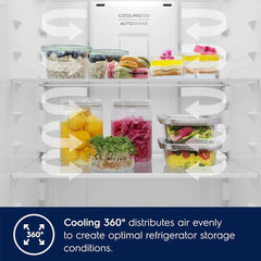 Electrolux Top Freezer Refrigerator 503L Matte Black | 285704