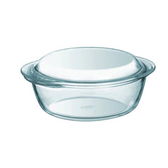 Pyrex Glass Round Casserole 2.1L High Resistance | 276533