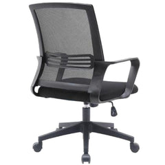 Valencia Mid-Back Office Chair Black Mesh | VL 8301M-BK