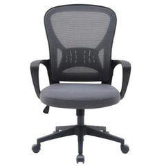 Valencia Mid-Back Chair Black Mesh | VL 8905M-BK