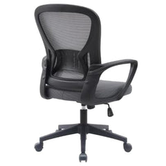 Valencia Mid-Back Chair Black Mesh | VL 8905M-BK