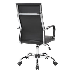 Valencia High-Back Chair Black PU Material | VL 6015H