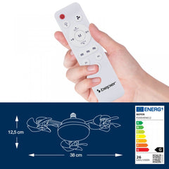 Beper Ceiling Fan with Light and Remote 30W | P206VEN612