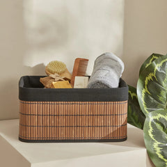 Karaca Home Gillina Bamboo Storage Organizer 36x18 cm | 153.09.01.6654