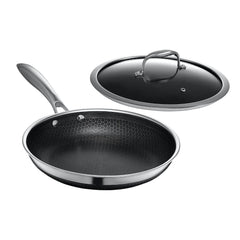 Nutricook Eterna Tri-Ply 24cm Fry Pan with LID | FP-TPC240
