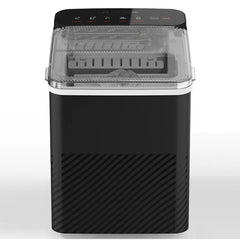 Nutricook Ice Maker, Rapid 7min Ice Production, Bullet-Shaped Ice, Self-Cleaning Function, Compact & Portable Black | NCK-ICY510K