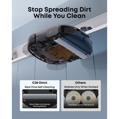 eufy Robot Vacuum Omni C28 Self-Emptying Mop Combo | T211A310
