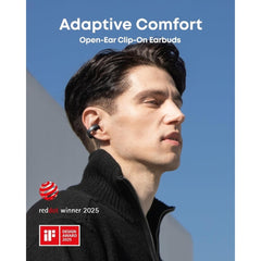 Soundcore AeroClip Open-Ear Clip-On Earbuds Adaptive Comfort