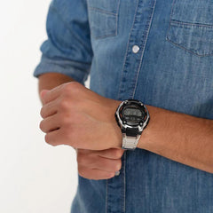 Casio Analog Watch Black Silver | AE-3000W-1AVDF