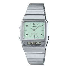 Casio Unisex Watch Silver Analog-Digital | AQ-800E-3ADF