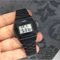 Casio Digital Watch Black Stainless Steel | B640WB-1ADF
