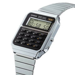 Casio Calculator Watch Silver Analog-Digital | CA-500WE-1ADF