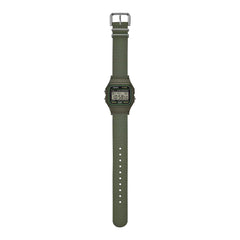Casio Men's Digital Watch Cloth Band Black | F-91WF-3ADF