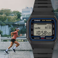 Casio Digital Watch Lightweight Slim Design | F-B100W-3ADF