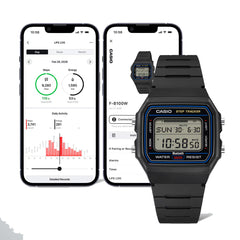 Casio Digital Watch Lightweight Slim Design | F-B100W-3ADF