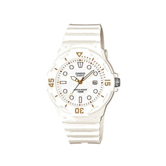 Casio Analog Watch White Resin | LRW-200H-7E2VDF