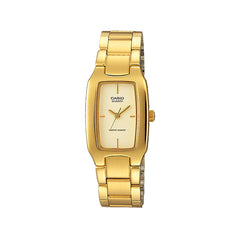 Casio casio-women-3h-watch- Women Watch Gold Stainless Steel | LTP-1165N-9CRDF