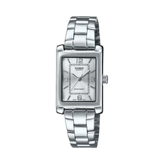 Casio casio-women-3h-watch- Women Watch Silver Analog | LTP-1234DD-7ADF