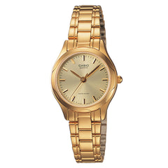 Casio Analog Watch Gold Plated | LTP-1275G-9ADF