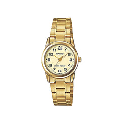 Casio casio-women-3h-watch- women watch gold stainless steel 31mm | LTP-V001G-9BUDF