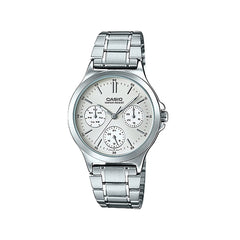 Casio Analog Watch Silver 38mm | LTP-V300D-7AUDF